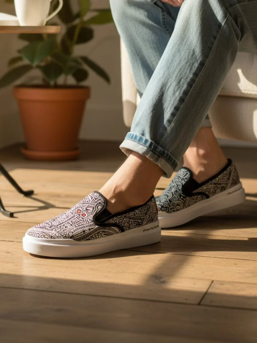 Cole Haan X Keith Haring Zerogrand GrandPro Rally Slip-on Sneakers size 8